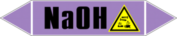 Маркировка трубопровода "na(oh)" (a07, пленка, 252х52 мм)" - Маркировка трубопроводов - Маркировки трубопроводов "ЩЕЛОЧЬ" - Магазин охраны труда Протекторшоп