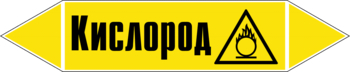 Маркировка трубопровода "кислород" (пленка, 507х105 мм) - Маркировка трубопроводов - Маркировки трубопроводов "ГАЗ" - Магазин охраны труда Протекторшоп