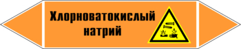 Маркировка трубопровода "хлорноватокислый натрий" (k10, пленка, 716х148 мм)" - Маркировка трубопроводов - Маркировки трубопроводов "КИСЛОТА" - Магазин охраны труда Протекторшоп