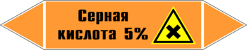 Маркировка трубопровода "серная кислота 5%" (k23, пленка, 358х74 мм)" - Маркировка трубопроводов - Маркировки трубопроводов "КИСЛОТА" - Магазин охраны труда Протекторшоп