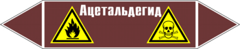 Маркировка трубопровода "ацетальдегид" (пленка, 358х74 мм) - Маркировка трубопроводов - Маркировки трубопроводов "ЖИДКОСТЬ" - Магазин охраны труда Протекторшоп