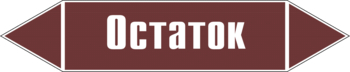 Маркировка трубопровода "остаток" (пленка, 252х52 мм) - Маркировка трубопроводов - Маркировки трубопроводов "ЖИДКОСТЬ" - Магазин охраны труда Протекторшоп