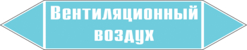 Маркировка трубопровода "вентиляционный воздух" (пленка, 252х52 мм) - Маркировка трубопроводов - Маркировки трубопроводов "ВОЗДУХ" - Магазин охраны труда Протекторшоп