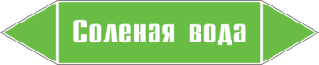 Маркировка трубопровода "соленая вода" (пленка, 358х74 мм) - Маркировка трубопроводов - Маркировки трубопроводов "ВОДА" - Магазин охраны труда Протекторшоп