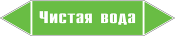 Маркировка трубопровода "чистая вода" (пленка, 252х52 мм) - Маркировка трубопроводов - Маркировки трубопроводов "ВОДА" - Магазин охраны труда Протекторшоп